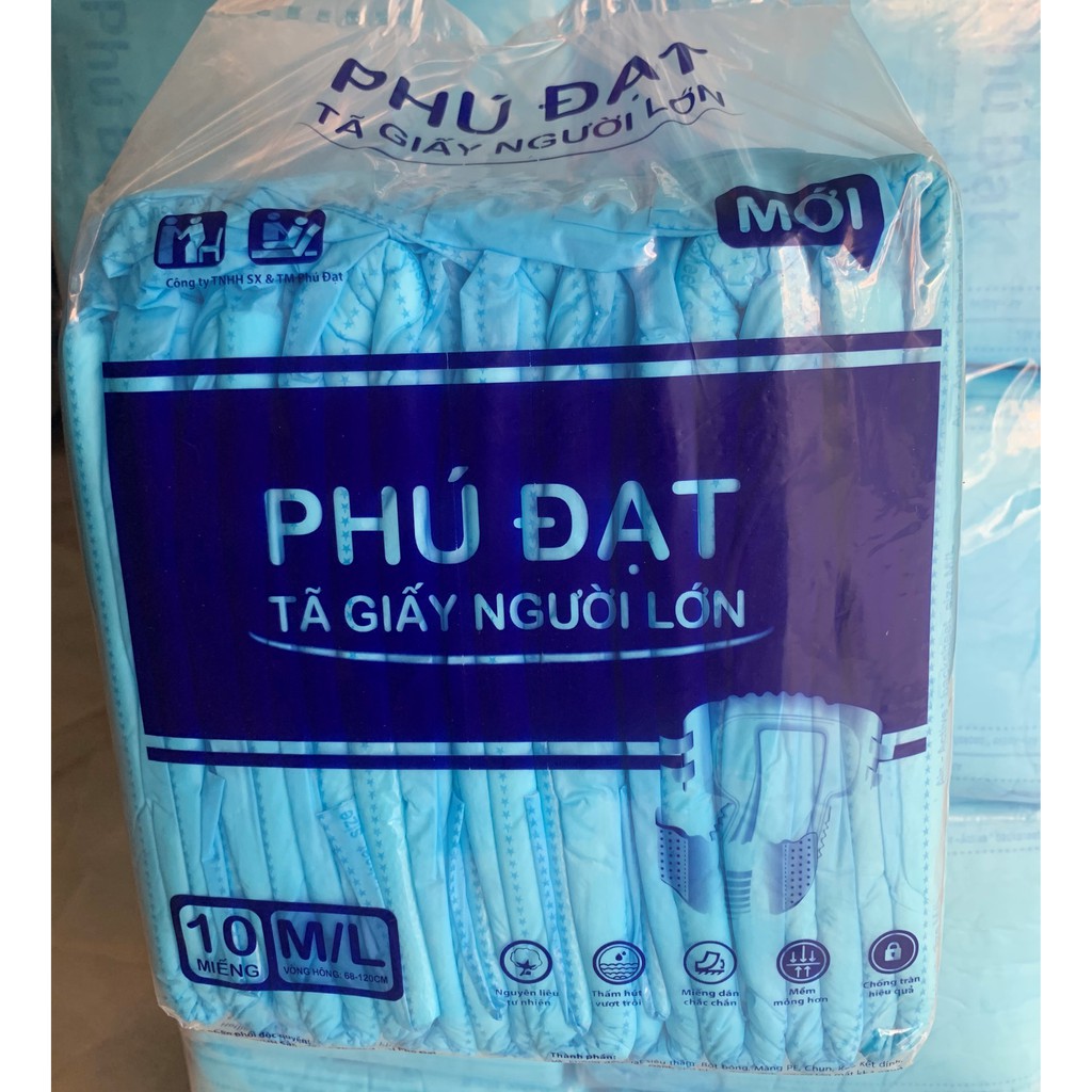 [ SỈ ]Tã Bỉm Dán Cho Người Già, Mẹ Sau Sinh Phú Đạt (Bao 100 miếng)