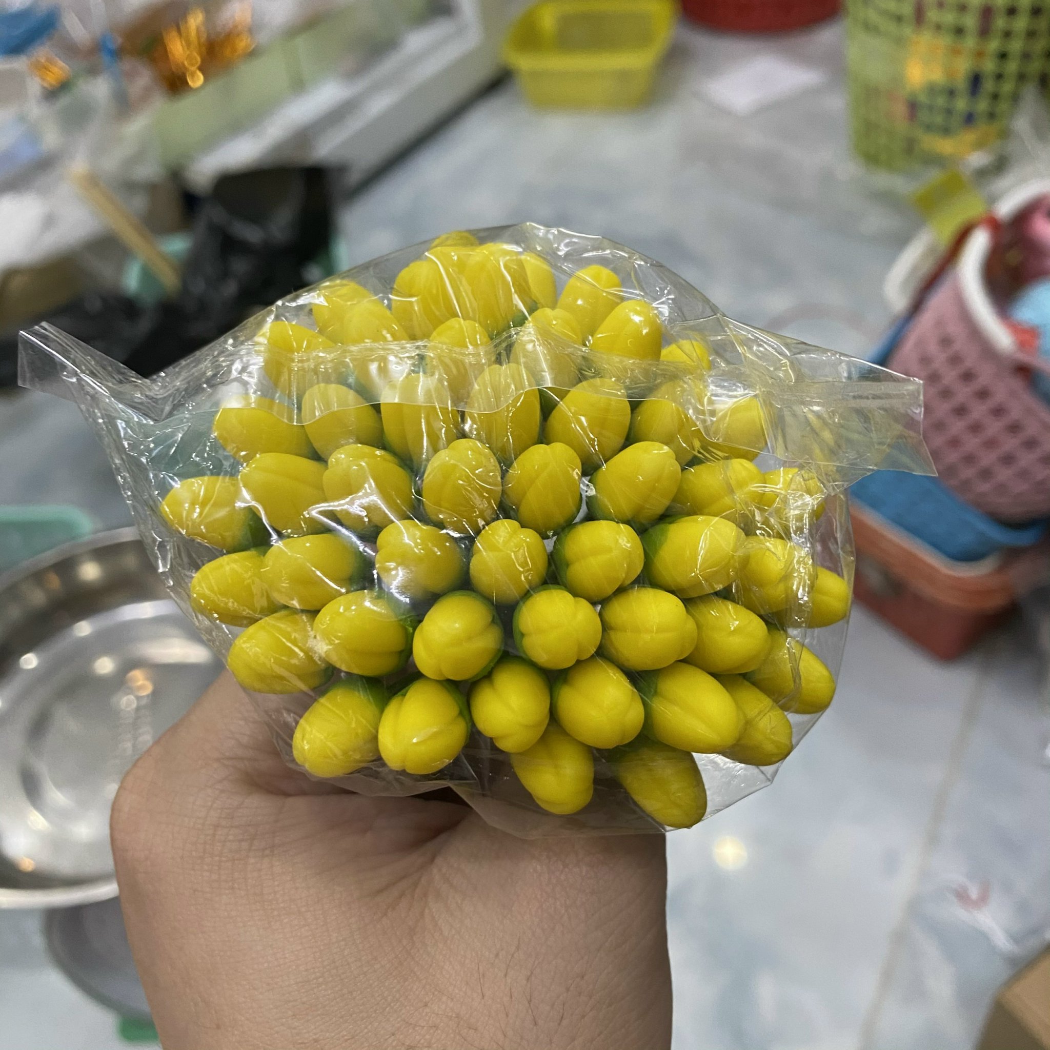 Nụ hoa mai/ đào làm hoa handmade 35k/bó