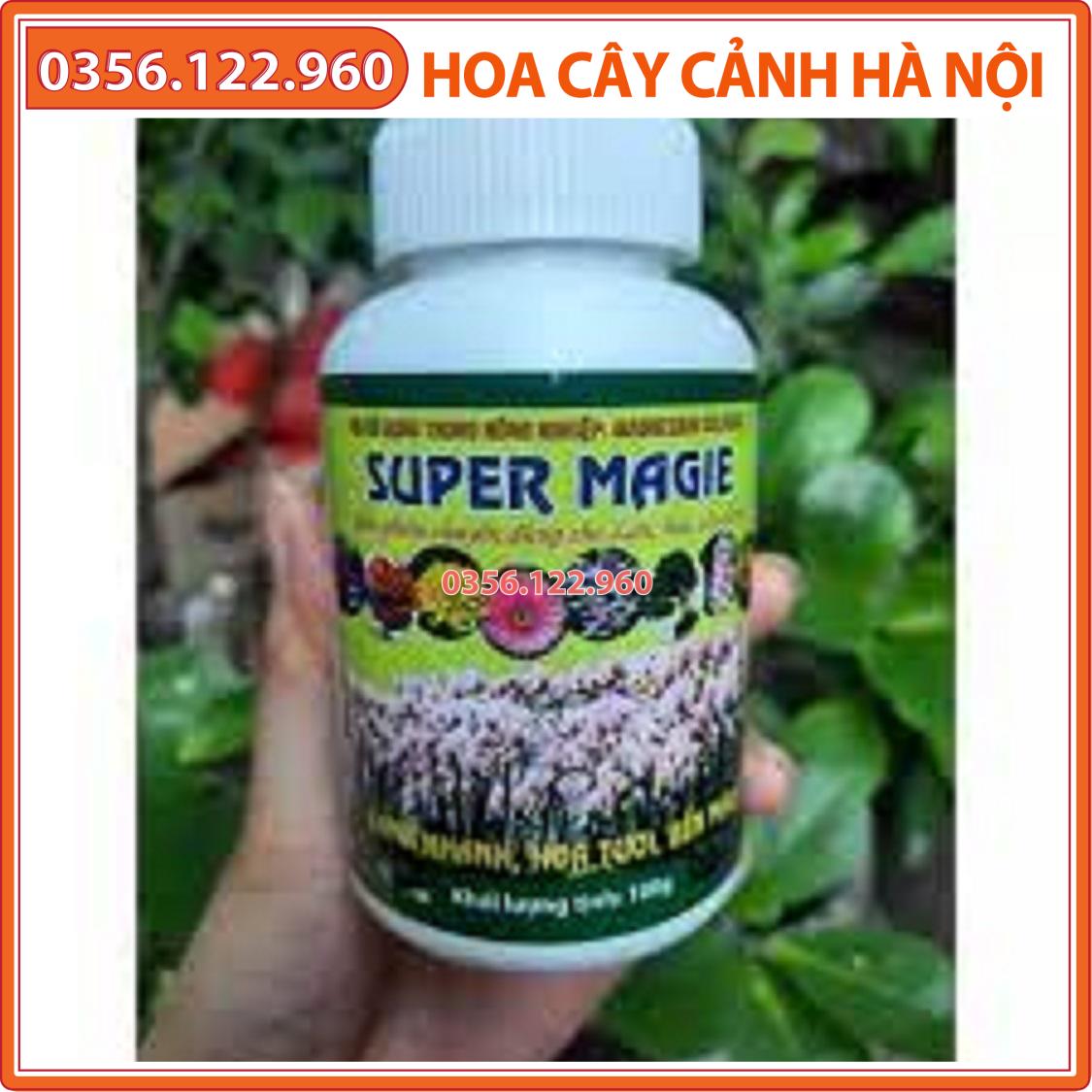 Combo bộ 3 phân bón Super cho hoa lan, cây cảnh (Super Magie, Super Canxi,Super Kali)