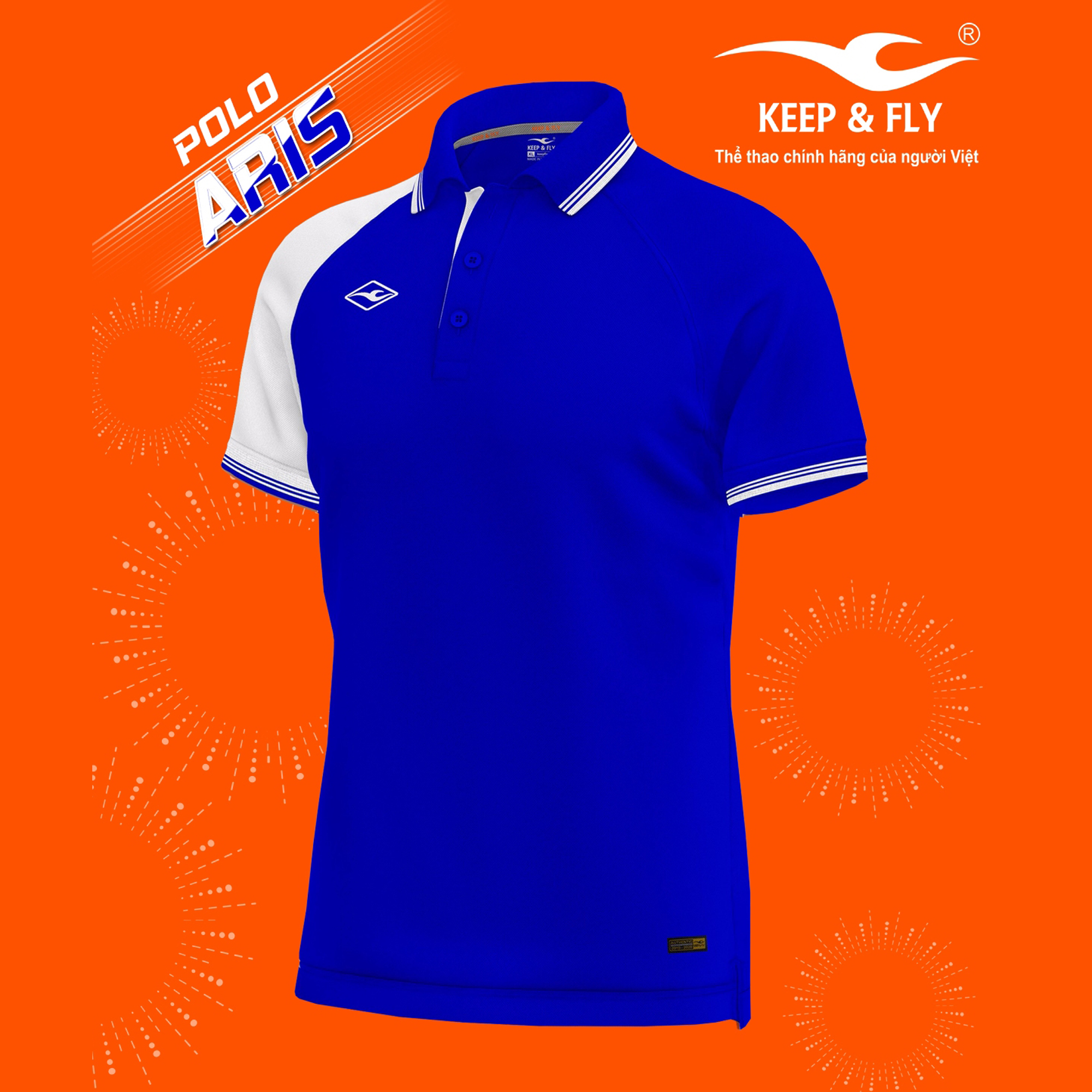 Áo thể thao có cổ Polo Aris Keep And Fly