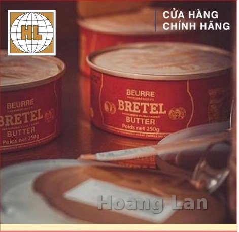 Bơ Bretel Pháp 250g (Bơ đồng tiền) (HSD 20/12/2025)