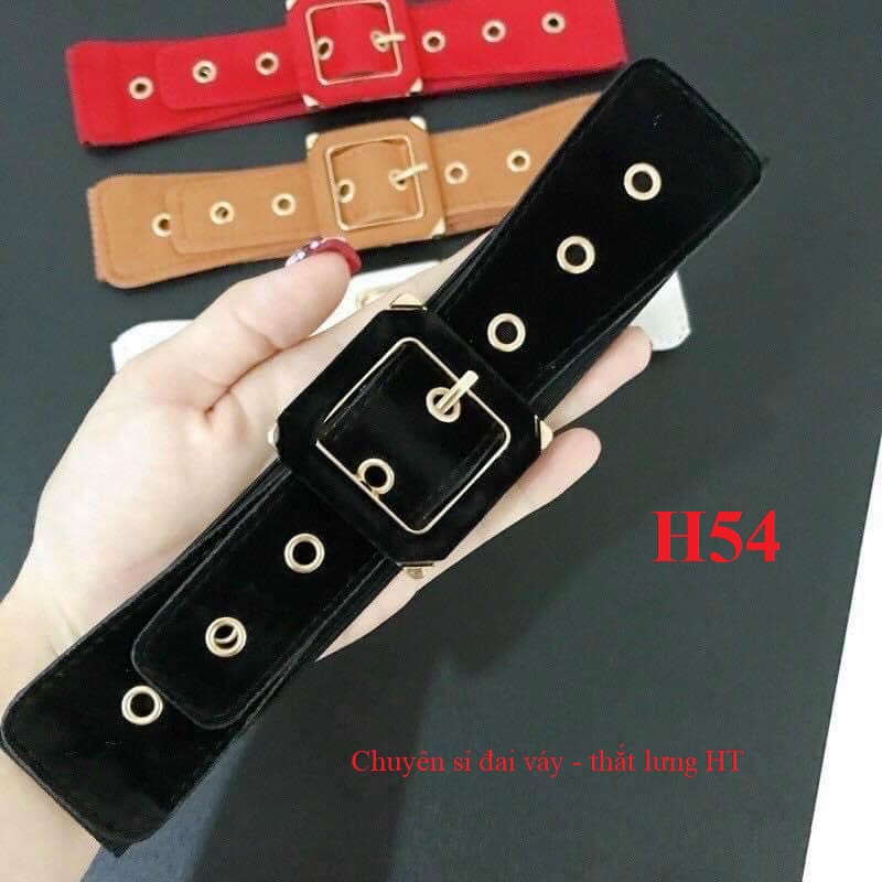 Đai váy belt phối đồ NHUNG bản 4cm H54