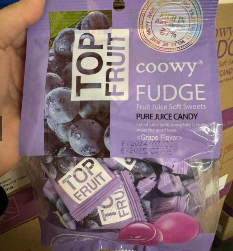 Date 03/2026 Top Fruit Coowy Fruit Gummy Candy 280Gr