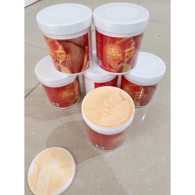 Kem tan mỡ gừng, ớt 1000g