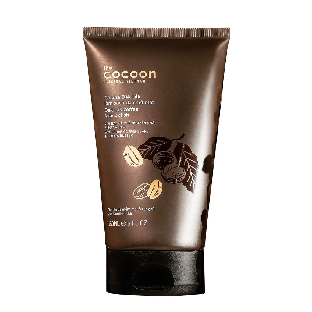 Tẩy da chết cà phê cocoon 150ml cho da mặt