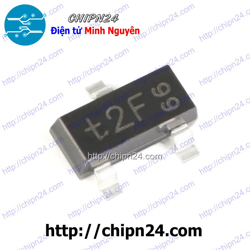 [10 con] (KX) Transistor Dán MMBT2907 (W2F T2F) SOT-23 PNP 600mA 60V (SMD Dán) (PMBT2907A 2907)