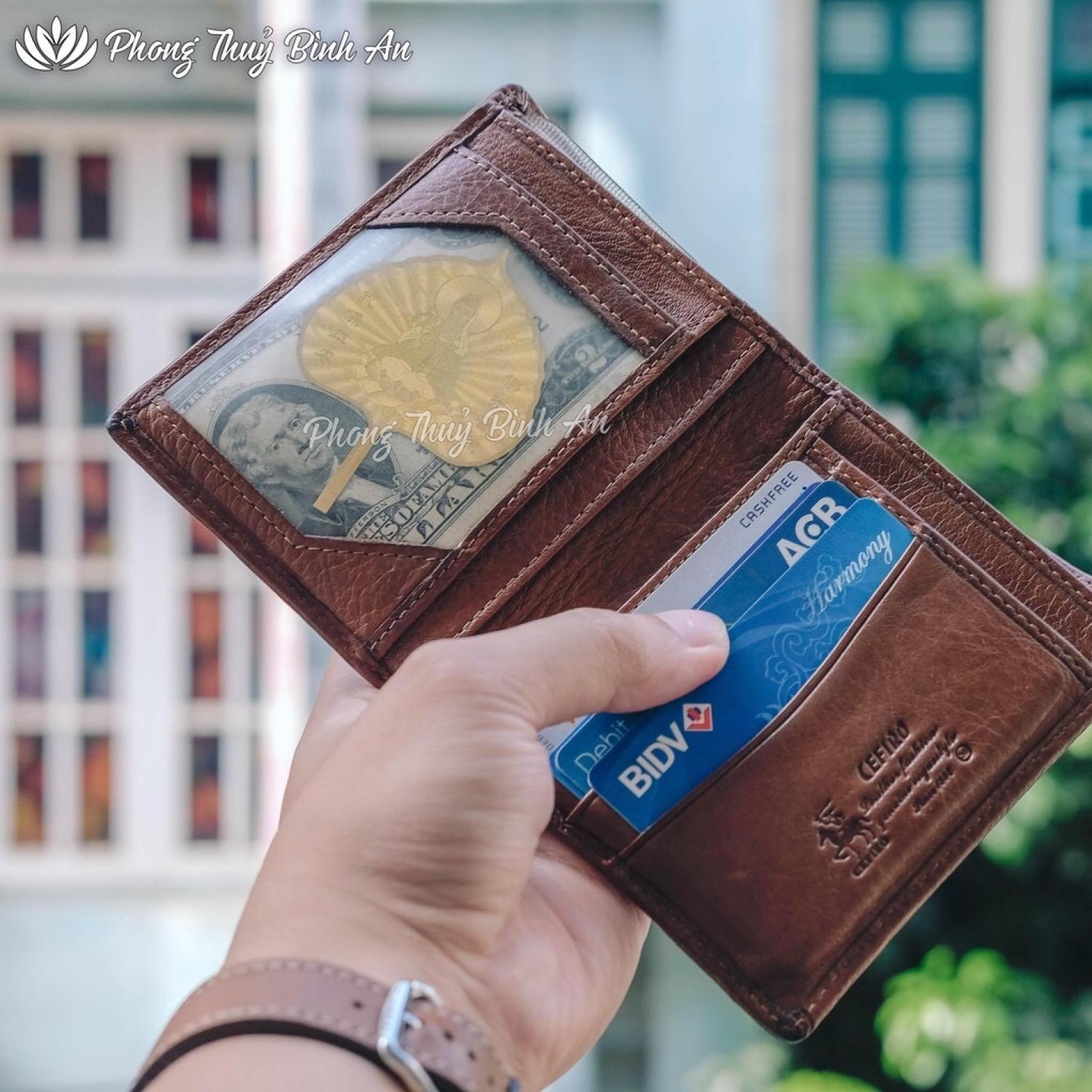 Lá bồ đề mạ vàng may mắn bình an