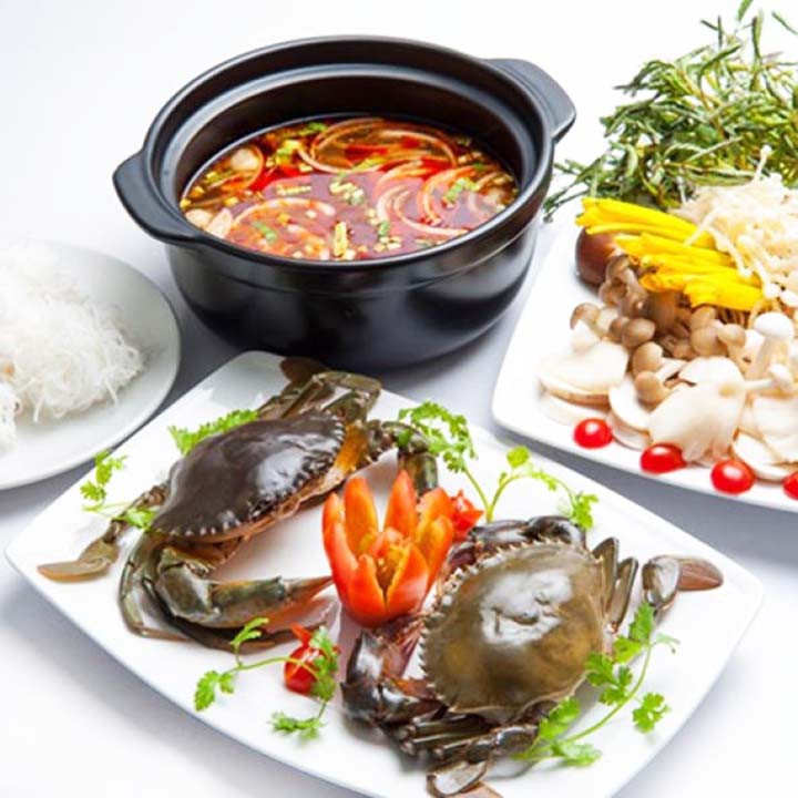 (Nấu mì cay) NỒI ĐẤT TRÁNG MEN CHỊU NHIỆT NẮP KÍNH 1L