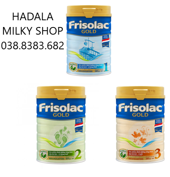 Sữa Bột Frisolac Gold số 1-2-3-4 850g [Hadala Milky Shop]
