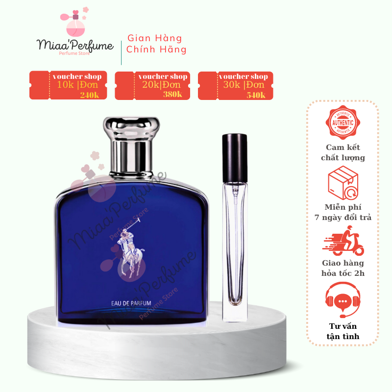 [Chiết 10ml] Nước hoa Ralph Lauren Polo Blue EDP - Nước hoa Mạnh mẽ, Nam tính, Hấp dẫn