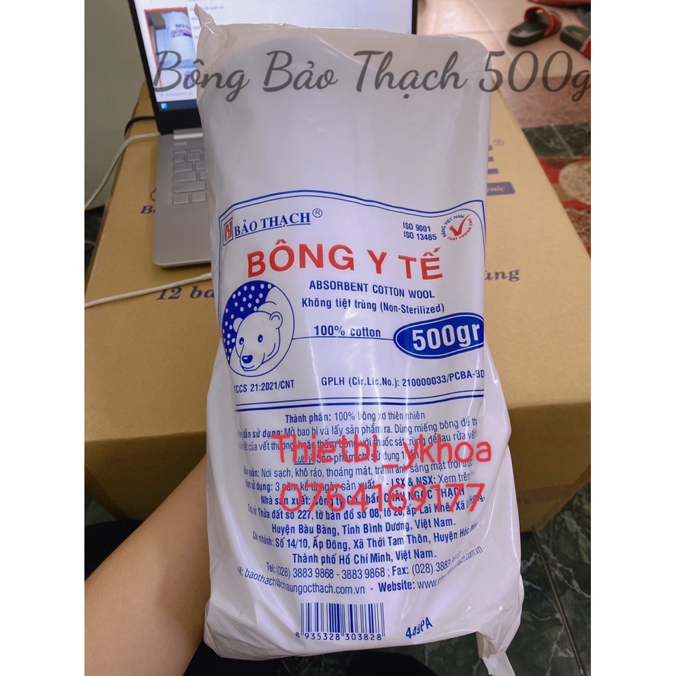 Bông Gòn Y Tế 500g Bảo thạch ( Thấm nước)