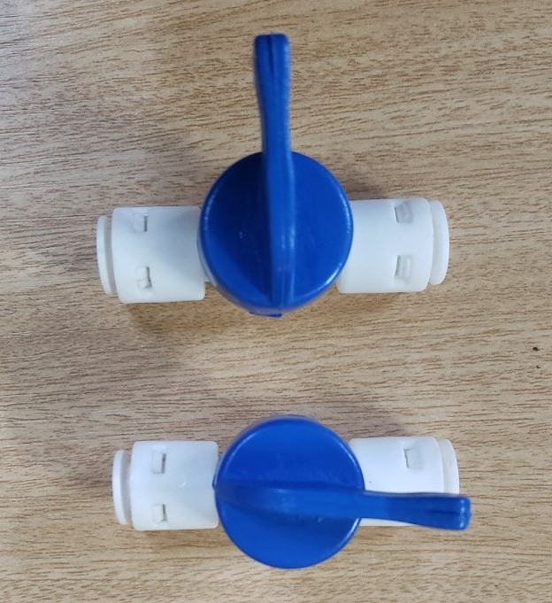Van Khóa Nước - Dây 6mm - (Dùng Đóng/Mở Đường Nước Và Trong Bộ Van Xả Thải Máy Lọc Nước RO)