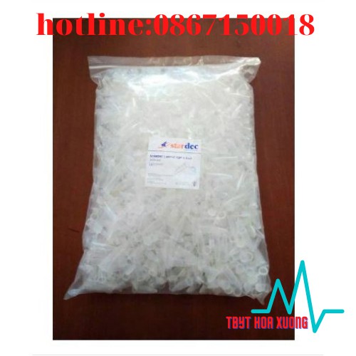 Eppendorf 2ml - Ống ly tâm 2ml, túi 500 cái