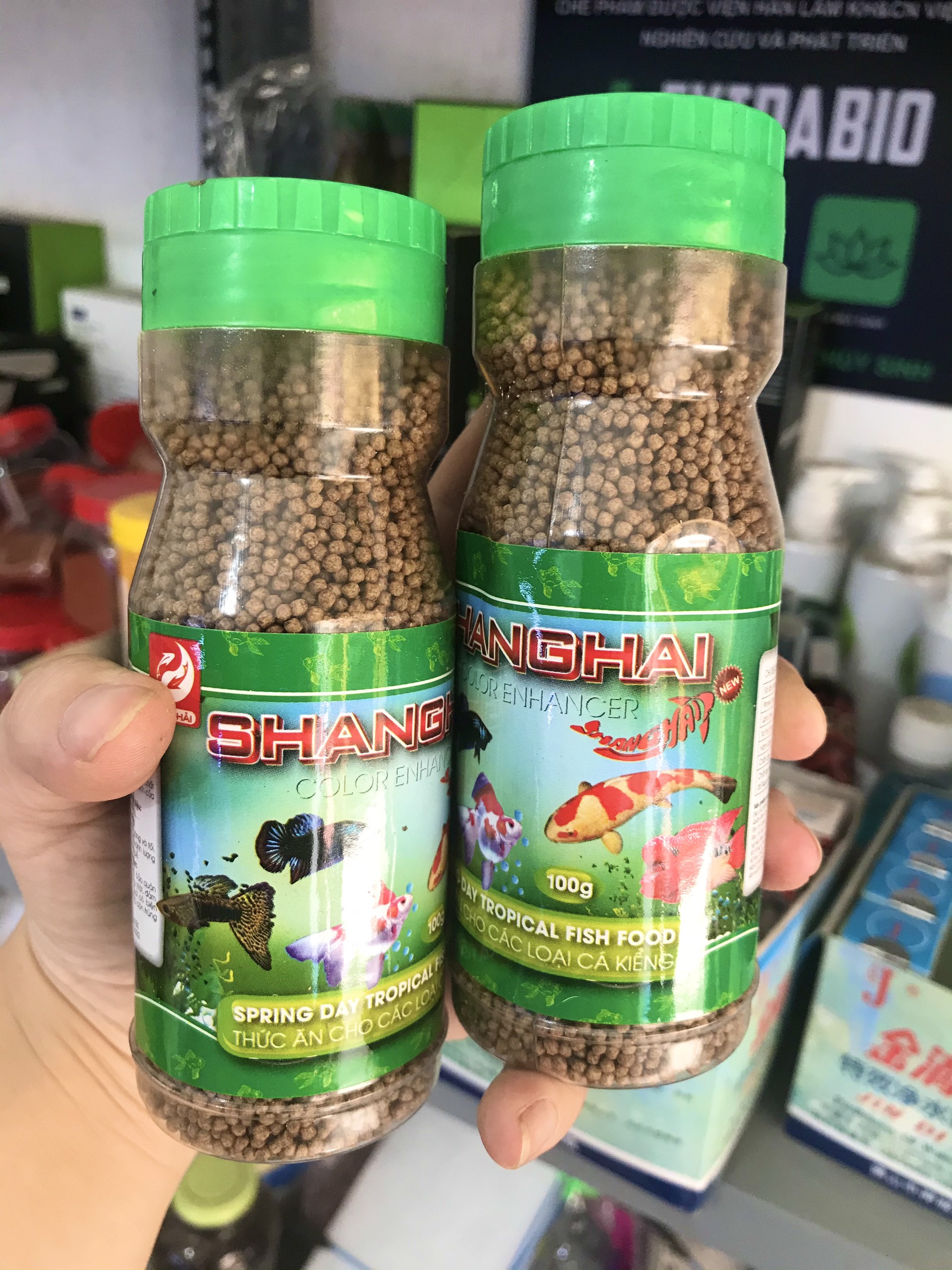 Thức Ăn Cho Các Loại Cá Kiểng ShangHai Lọ 100gr