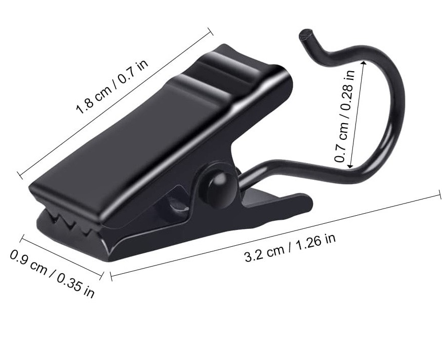 Kẹp treo rèm - kẹp mini tiện dụng