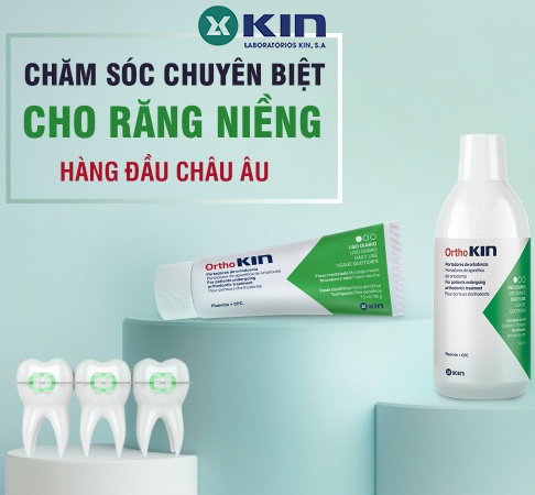 Nước Súc Miệng OrthoKin 500ml cho răng niềng