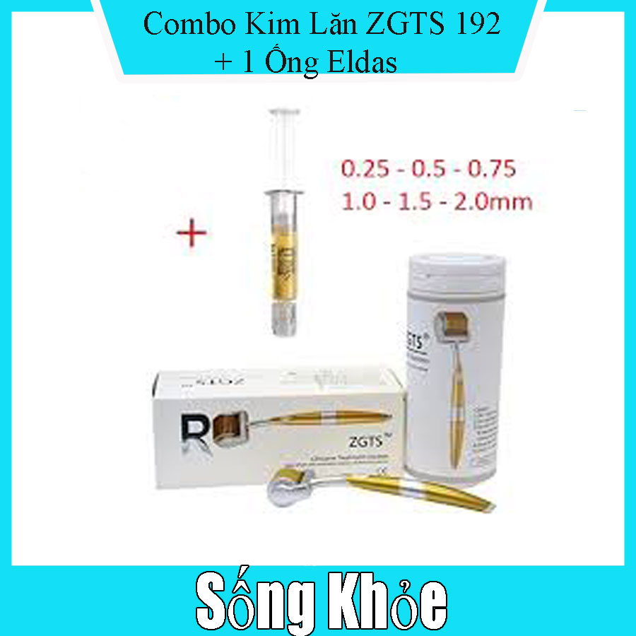 Lăn kim ZGTS 192 đầu kim + tế bào gốc Eldas