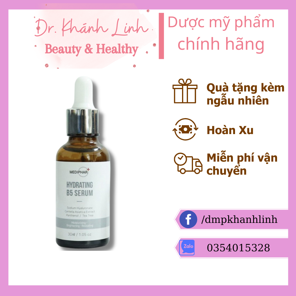 Serum cấp ẩm phục hồi Mediphar Hydrating B5 serum