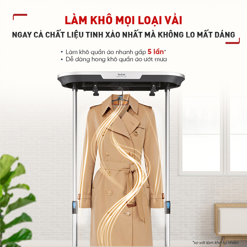Máy chăm sóc quần, áo đa năng Tefal YT4050E1