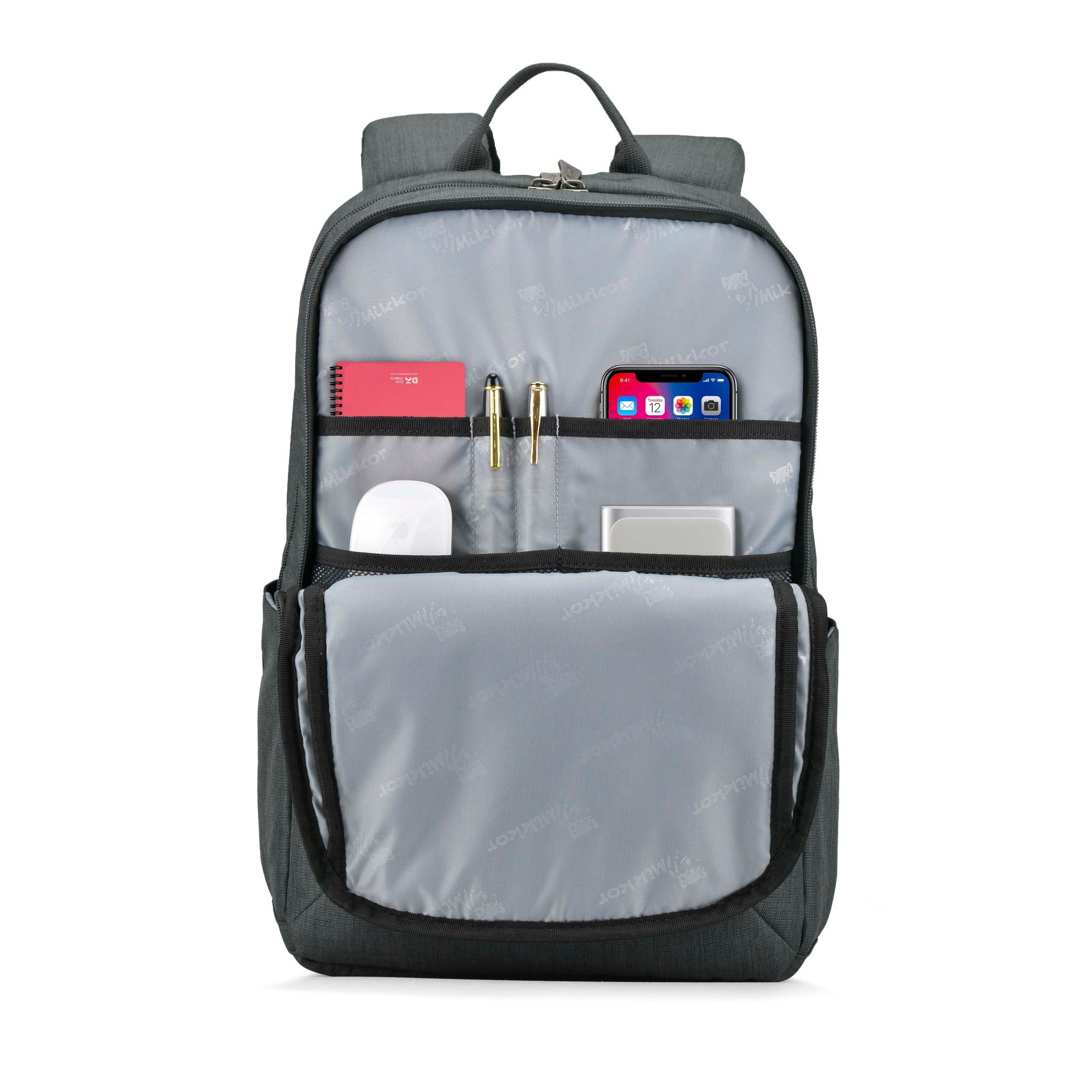 [HCM]Balo Laptop Cao Cấp Mikkor The Edwin Premier – Graphite