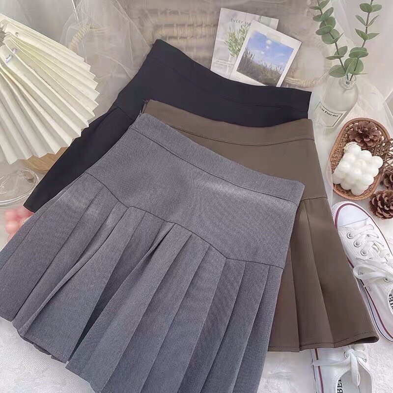 Chân Váy Xếp Ly cho nữ lưng cao Tôn Dáng kiểu mới m036