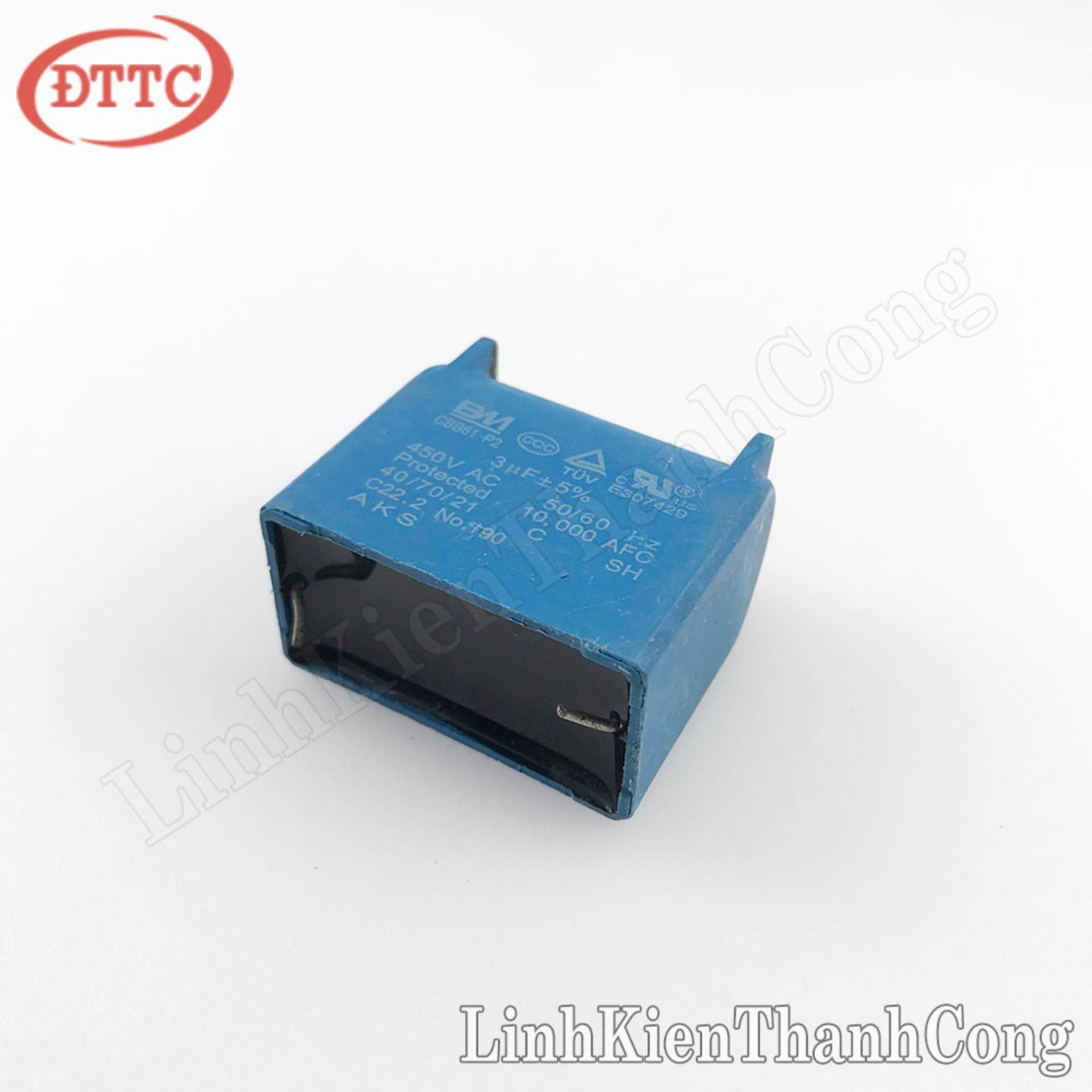 Tụ bếp từ 3uf 450v đứng