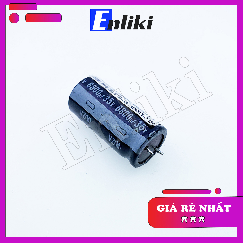 Tụ 6800uF 35V Tháo Máy kích thước 20x40mm