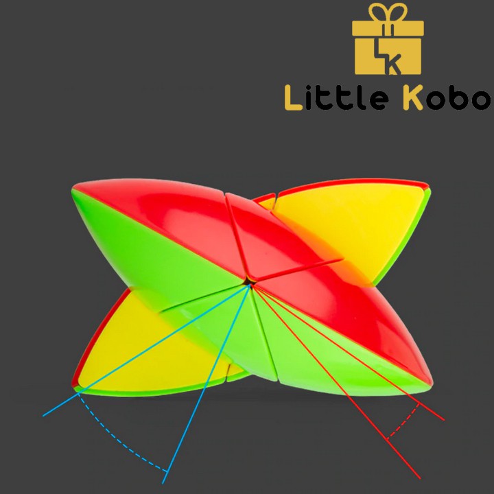 [HCM]Rubik Biến Thể DianSheng Mouse 2x2 Cube Rubic Stickerless