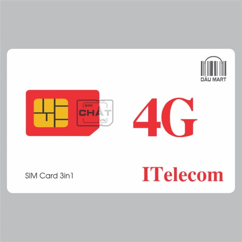 [HCM]SIM 4G KHỦNG MAY V77 ITelecom Tặng 90GB/Tháng + Miễn Phí Gọi Nội Ngoại Mạng - Giống VD89 VD89P