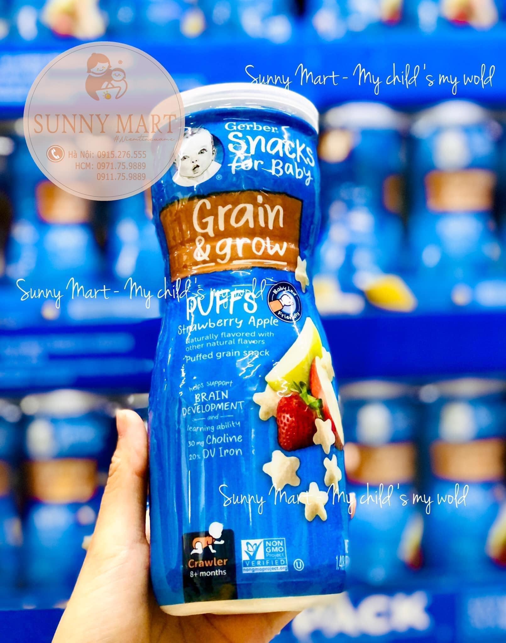 Bánh ăn dặm Gerber Mỹ