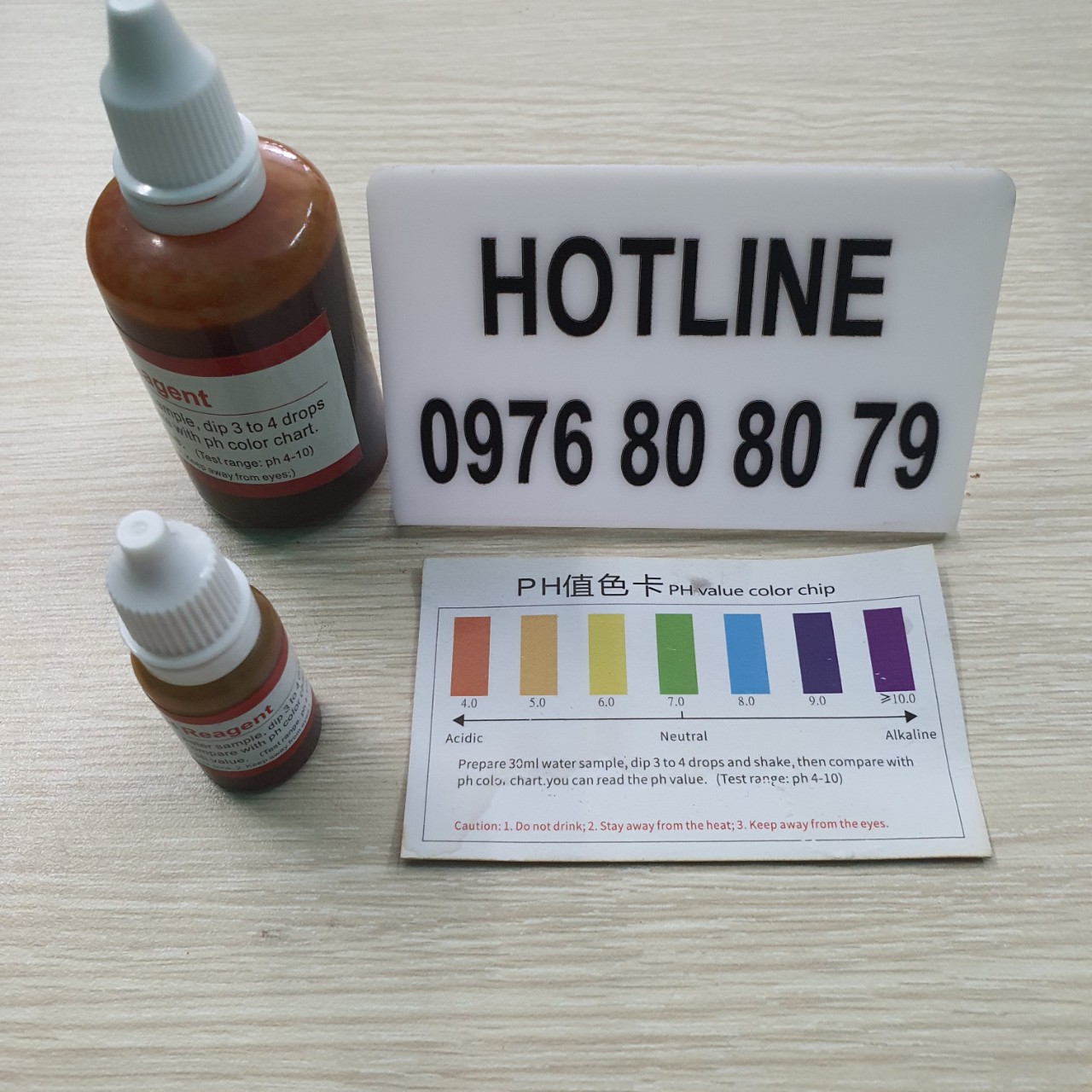 Dung dịch đo độ pH trong nước, chai 10ml hoặc 50ml