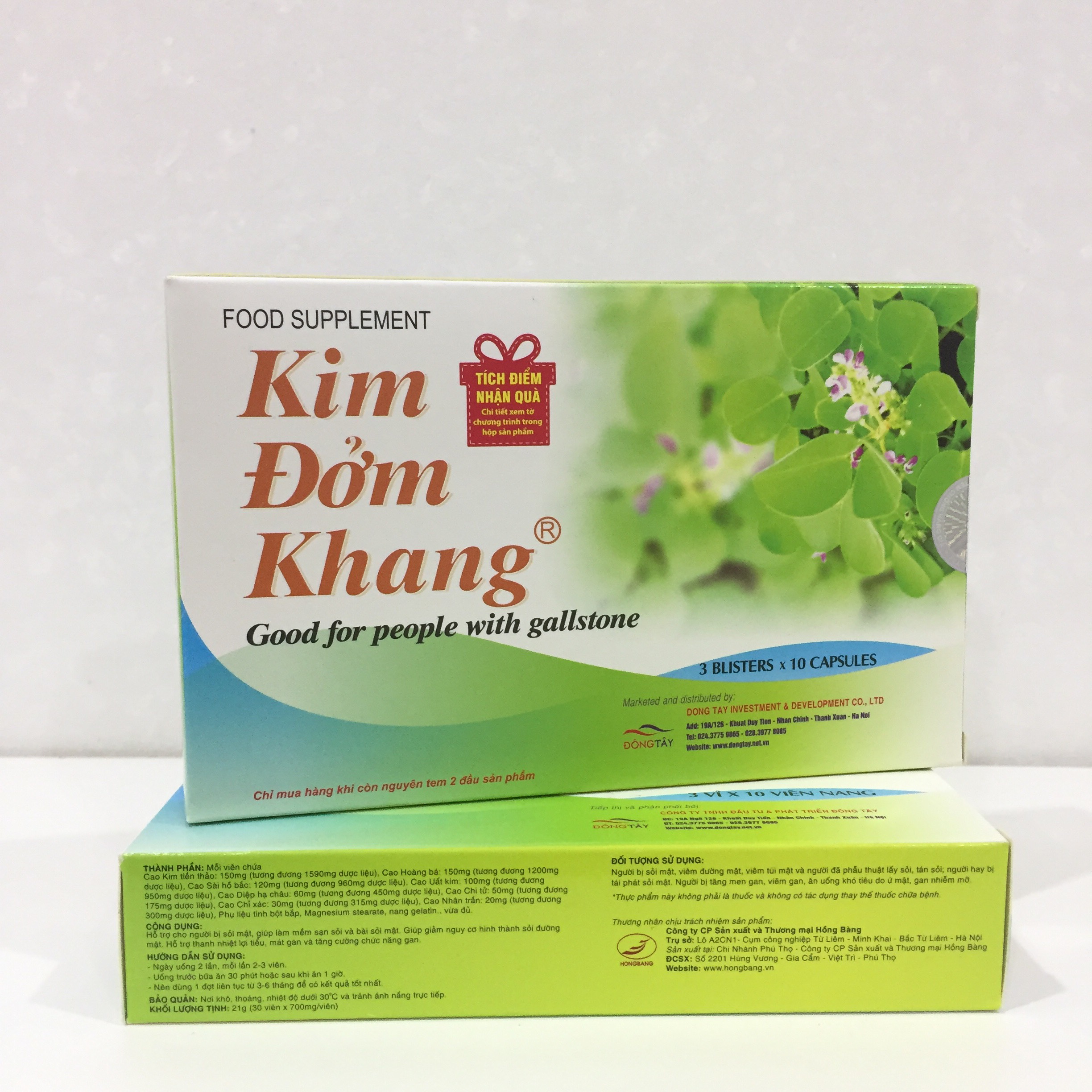 Kim Đởm Khang - Hỗ trợ điêu tri sỏi mật