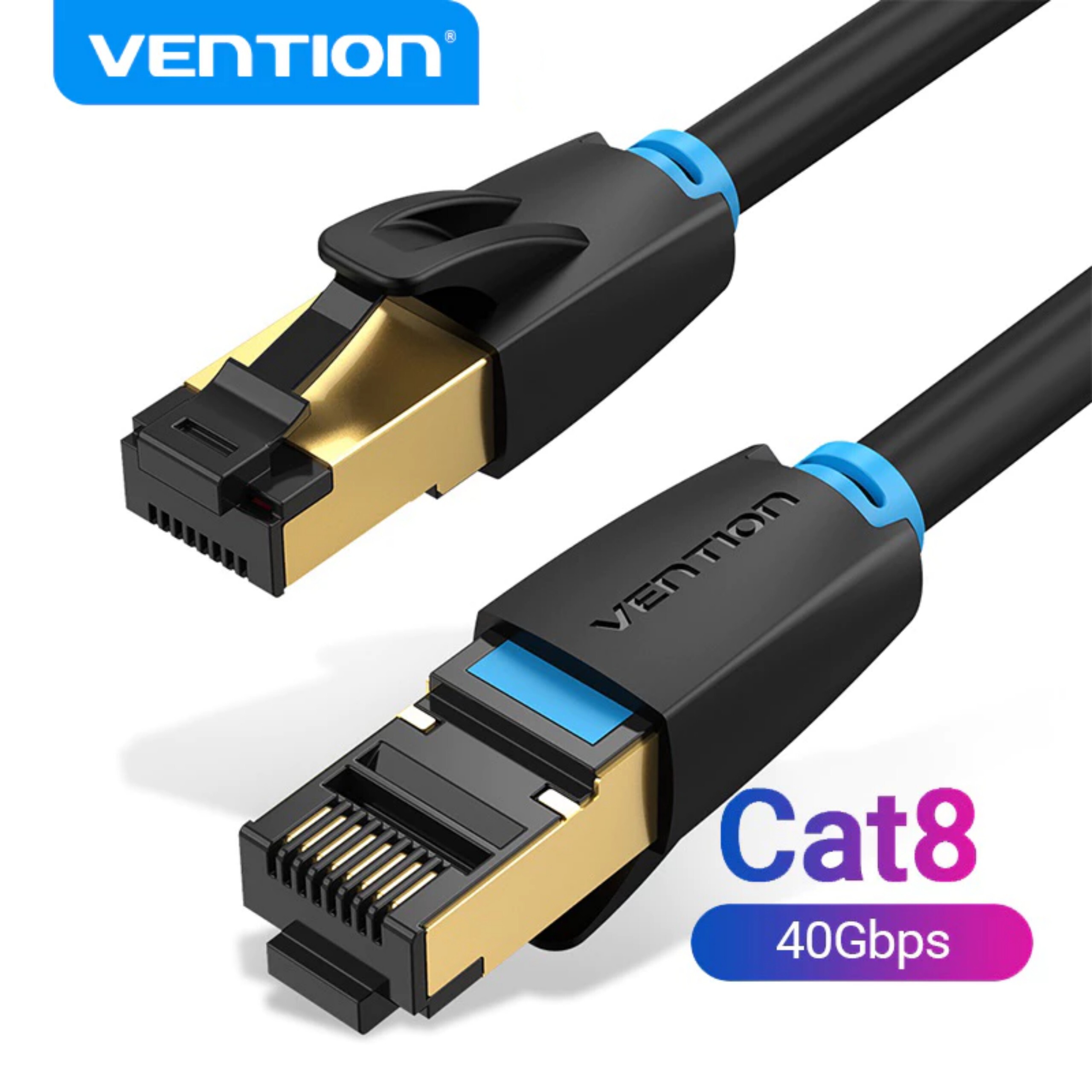 Cáp mạng Vention CAT8 SFTP 40Gbps 20000Mhz (mua sỉ thì ib)