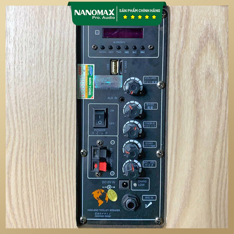 Pull speakers karaoke large capacity | pull speakers cheap nanomax sk-t10 | pull speakers Bluetooth reader is USB memory card hand pull wood grain bundled 2 mic Bluetooth | electric machine great generator permanent LOC J97