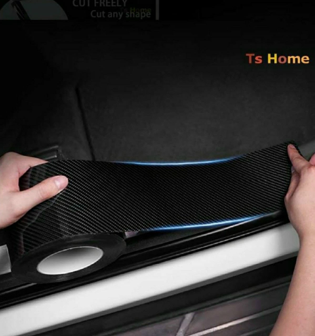Băng Keo Nano Dày - Dẻo Đa Năng, Chống Thấm, Chống Trầy Xước Cuộn Dài 3 Mét - Vân carbon - băng dính trong suốt