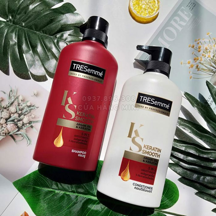 【YÊU THÍCH】 Dầu Gội Đầu TRESemmé Keratin Smooth 450ml
