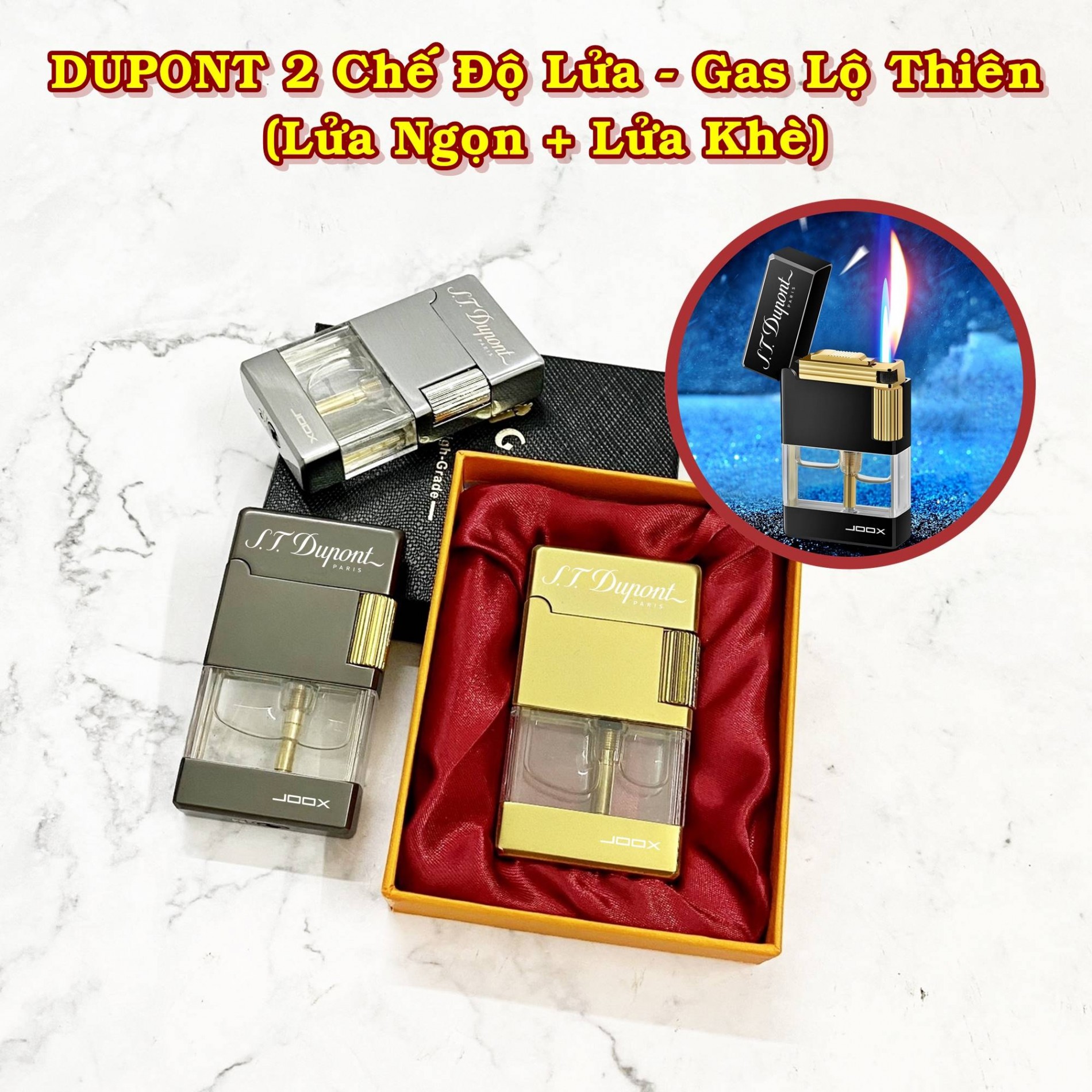 Dupont Lighter with 2 Fire Modes - Joox Limited Edition (S.T. Dupont) - (Gas Use)