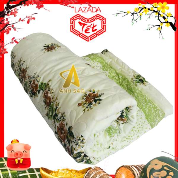 Chăn/Mền chần gòn Cotton Cao cấp Thắng Lợi (kích thước 1m8 x 2m) hàng Việt Nam Xuất Khẩu, 100% Cotton