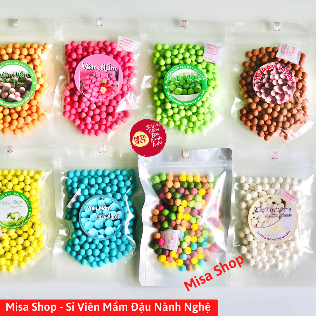 BÁO GIÁ KẸO SỮA MỀM VỊ KHOAI MÔN MALAI 67G | Shopee Lazada Sendo Tiki mới nhất 58 100gr viên mầm mix vị mầm đậu nành nguyên xơ, matcha, sữa, collagen, khoai môn, dâu tây, việt quất, tảo - Kẹo mầm mix vị Misa Shop