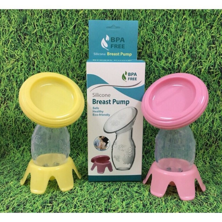 Cốc hứng sữa silicone rãnh tay cho mẹ splt u1015