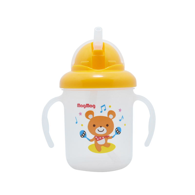 Ly Mag Mag Ống Hút Bình Tập Uống Nước Tập Hút Cho Bé Pigeon chính hãng 180ml