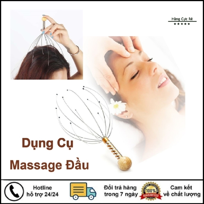 Dụng cụ massage đầu giảm stress hiệu quả, Cây massage cầm tay - hàng cực rẻ HCR-MSD