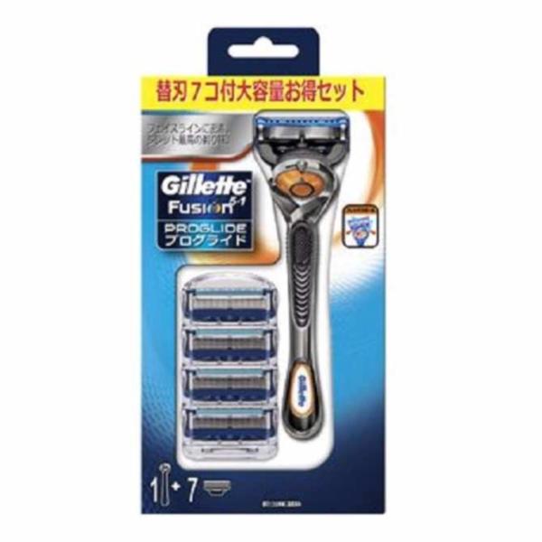 Bộ Dao Cạo Râu Và 7 Lưỡi Dao Cạo Gillette Fusion Proglide - Nhật Bản nhập khẩu