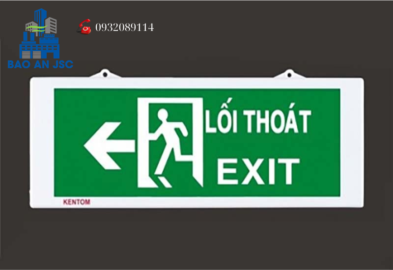 Đèn exit thoát hiểm KT 110_ 1 mặt