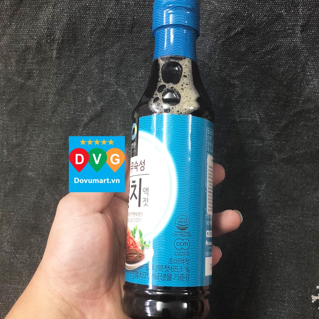 Nước Mắm Cá Cơm Hàn Quốc Chung Jung One 500G (Anchovy Sauce)