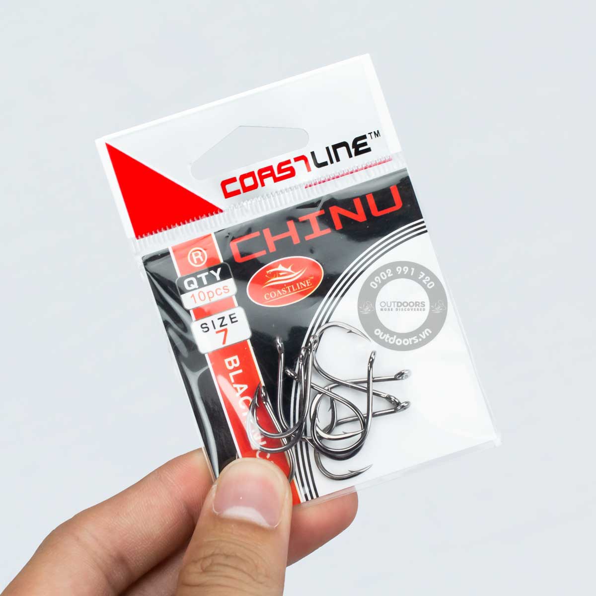 [HCM]Lưỡi câu cá sắt nhọn Coastline Chinu Ringed BN