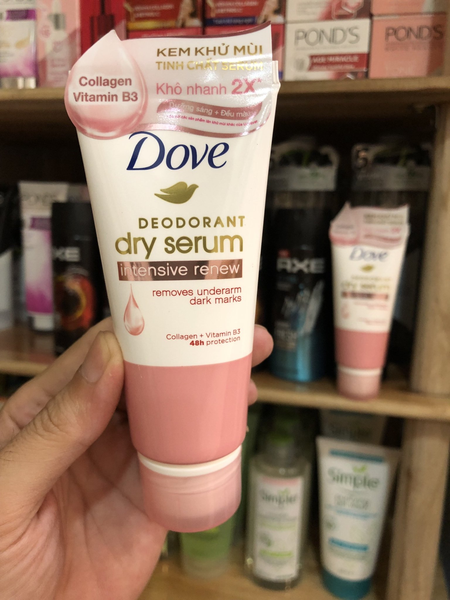 Kem Khử Mùi Tinh Chất Serum Dove 50ml