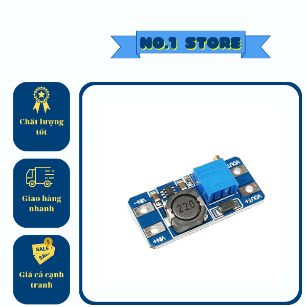 Mạch tăng áp HT016/MT3608 2-24V lên 5-28V BOOST DC-DC Mini