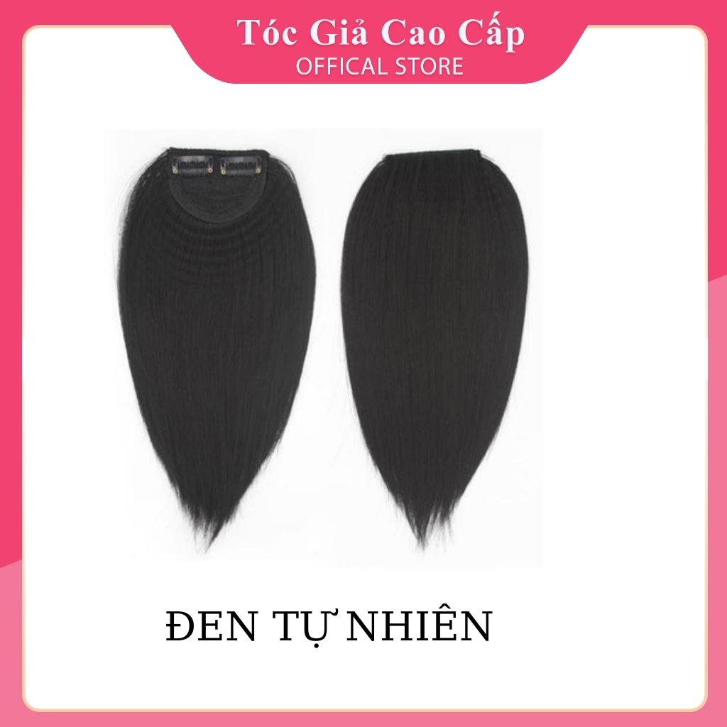 Tóc giả che hói ❤️FREESHIP❤️ Tóc giả kẹp phồng che hói mái tóc 25cm