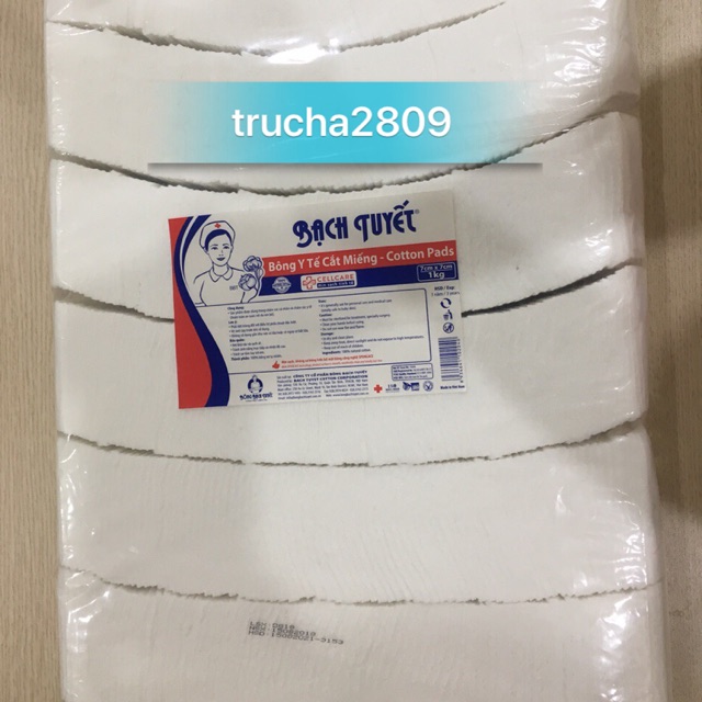 Bông bạch tuyết cắt miếng sẵn